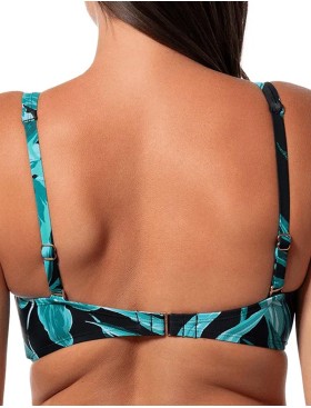 Верх купальника Jantzen JZ25080B, Цвет: черный/морская волна, Размеры: 2XL, изображение 2