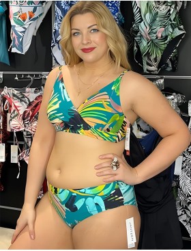 Пляжный бюстгальтер Jantzen JZ25100B, Цвет: мульти, Размеры: 2XL, изображение 7