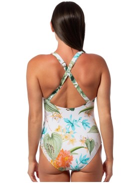 Купальник сплошной с цветочным принтом Jantzen JZ25146M, Цвет: мульти, Размеры: 2XL, изображение 4