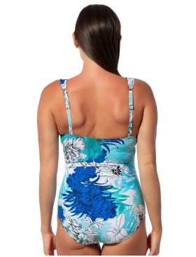 Слитный купальник с драпировкой Jantzen JZ25185M мульти, Цвет: мульти, Размеры: XL, изображение 2