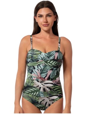 Слитный купальник бандо Jantzen JZ25205M мульти, Цвет: мульти, Размеры: 2XL, изображение 2