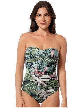 Слитный купальник бандо Jantzen JZ25205M мульти, Цвет: мульти, Размеры: 2XL, изображение 3