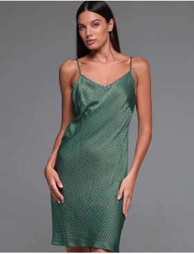 Сорочка из шёлка и вискозы Mia-Amore AMINA 4100, Цвет: изумрудный, Размеры: 3XL, изображение 3