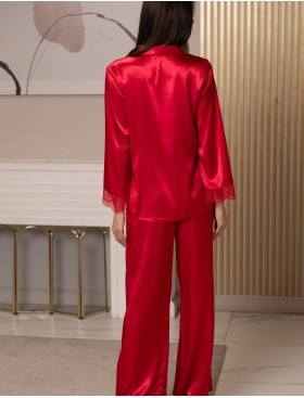 Шёлковый комплект двойка Mia-Amore BEATRIS 4506, Цвет: красный, Размеры: 3XL, изображение 2