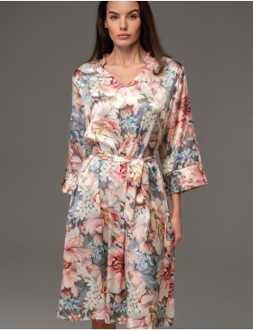 Шёлковая туника Mia-Amore FLORIN 4371, Цвет: мультицвет, Размеры: 4XL/5XL