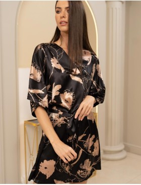 Короткая туника Mia-Amore LEILA 4474, Цвет: черный, Размеры: 4XL/5XL, изображение 4
