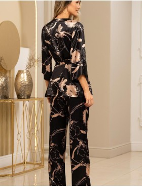 Комплект из жакета и брюк Mia-Amore LEILA 4476, Цвет: черный, Размеры: 3XL, изображение 3