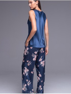 Комплект-тройка из атласа Mia-Amore VIOLA 7505, Цвет: синий, Размеры: 3XL, изображение 4