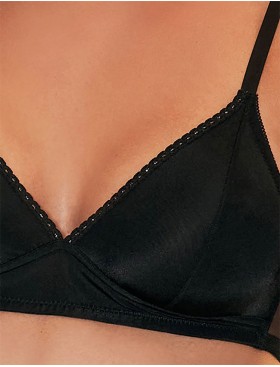 Комплект Sielei LITTLE SHINE 76163 триангул+стринги nero, Цвет: nero (черный), Размеры: 80B, изображение 3