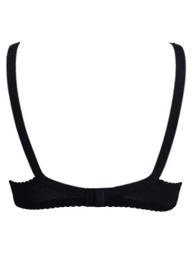 Хлопковый бюстгальтер без косточек Sielei CLASSICI FALCK 90 nero, Цвет: nero (черный), Размеры: 75B, изображение 3