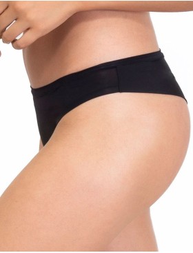 Трусы бразилиана гладкие Sielei FANTASTIC 1347 nero, Цвет: nero (черный), Размеры: XS, изображение 3