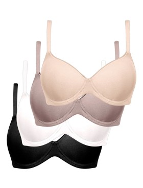 Бескаркасный бюстгальтер пуш-ап Sielei FANTASTIC 1556 cipria, Цвет: cipria (телесный), Размеры: 70B, изображение 5