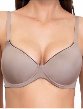 Бескаркасный бюстгальтер пуш-ап Sielei FANTASTIC 1556 stone, Цвет: stone (кофе), Размеры: 70B