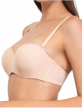 Бюстгальтер анжелика с пуш-ап Sielei FANTASTIC 1580 cipria, Цвет: cipria (телесный), Размеры: 90B, изображение 2