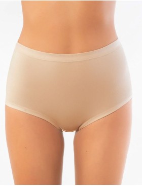 Трусы высокие хлопок с модалом Sielei IOSONOIO 5001 skin, Цвет: skin (телесный), Размеры: M, изображение 3