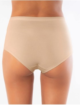 Трусы высокие хлопок с модалом Sielei IOSONOIO 5001 skin, Цвет: skin (телесный), Размеры: M, изображение 4