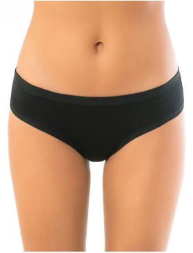 Трусы слипы из хлопка и модала Sielei IOSONOIO 5005 nero, Цвет: nero (черный), Размеры: S, изображение 3