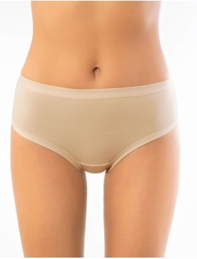 Трусы миди из хлопка и модала Sielei IOSONOIO 5009 skin, Цвет: skin (телесный), Размеры: S, изображение 3
