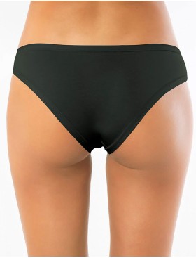 Заниженные трусики из хлопкового модала Sielei IOSONOIO 5013 nero, Цвет: nero (черный), Размеры: M, изображение 4