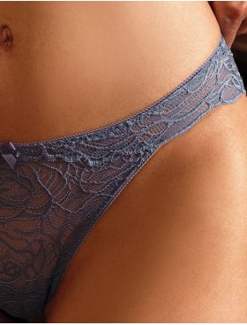 Комплект Sielei ROSES LACE 76205 мягкая чашка + слипы denim, Цвет: denim (голубой), Размеры: 90C, изображение 5