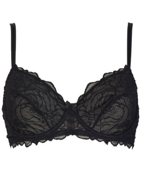 Комплект Sielei ROSES LACE 76205 мягкая чашка + слипы nero, Цвет: nero (черный), Размеры: 80C, изображение 2