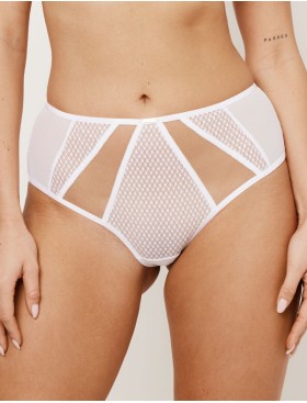 Трусы высокие Subtille BROOKLYN WHITE high-waist, Цвет: белый, Размеры: 4XL