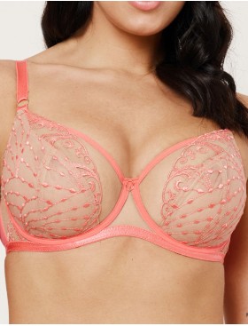 Бюстгальтер с мягкой чашкой Subtille NAOMI CORAL soft, Цвет: коралл, Размеры: 75H