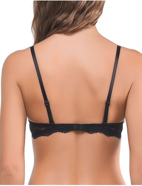 Бюстгальтер пуш-ап с гелем Amelie MICROLACE 8029 черный, Цвет: черный, Размеры: 70D, изображение 3