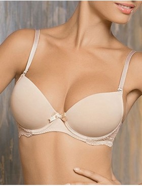 Бюстгальтер балконет пуш-ап Amelie MICROLACE 8030 чиприя, Цвет: чиприя, Размеры: 80C