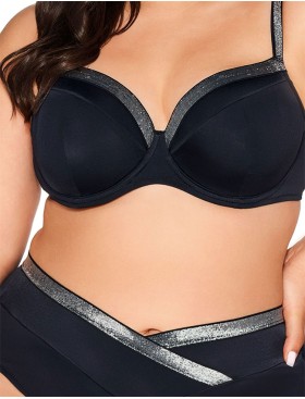 Верх купальника с серебром Ava SK224 U black, Цвет: черный, Размеры: 75E, изображение 7