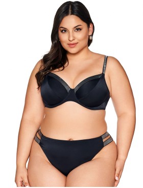 Бюстгальтер пляжный мягкий с серебром Ava SK225 M black, Цвет: черный, Размеры: 70E, изображение 5