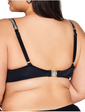 Бюстгальтер пляжный мягкий с серебром Ava SK225 M black, Цвет: черный, Размеры: 70E, изображение 2