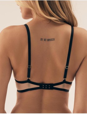 Бюстгальтер мягкий Esotiq 41797 ORA бежевый/черный, Цвет: бежевый/черный, Размеры: 65F, изображение 2