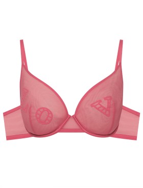 Бюстгальтер мягкий Esotiq 41797 ORA розовый, Цвет: розовый, Размеры: 65F, изображение 5