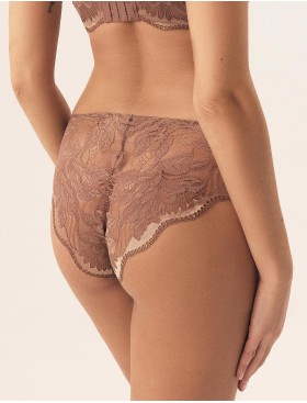 Трусики слипы кружевные Esotiq 42328 KAVI кофейный, Цвет: кофейный, Размеры: M, изображение 2