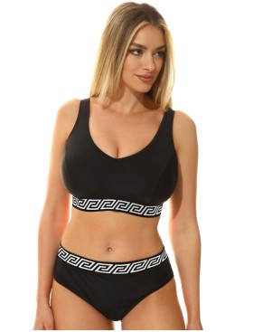 Раздельный купальник мягкая+слип Jolidon FJ94U черный, Цвет: черный, Размеры: 80B