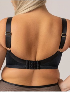 Бюстгальтер с подкроем Kris Line FLAMENCO soft full cup, Цвет: черный, Размеры: 70JJ, изображение 2