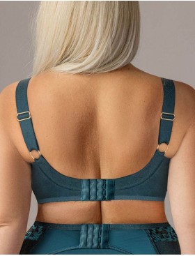 Бюстгальтер балконет мягкий Kris Line PALAZZO halfcupsoft, Цвет: изумруд, Размеры: 70JJ, изображение 2