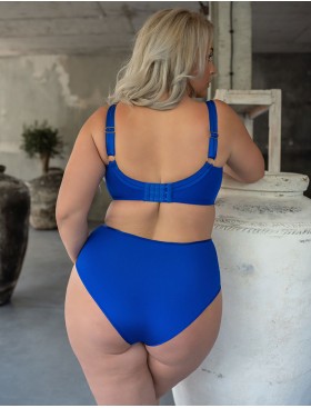 Мягкий бюстгальтер балконет Kris Line SUMMER NIGHT halfcupsoft, Цвет: кобальт, Размеры: 85I, изображение 5