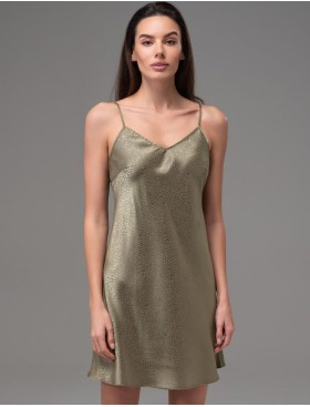 Сорочка с жаккардовым узором Mia-Amore GENEVIEVA 7560 оливковый, Цвет: оливковый, Размеры: 2XL