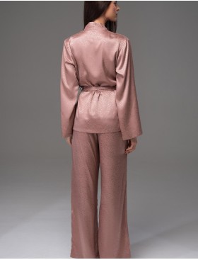 Комплект-тройка из жаккардового атласа Mia-Amore GENEVIEVA 7564 какао, Цвет: какао, Размеры: 2XL, изображение 3