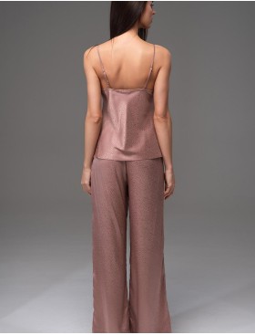 Комплект-тройка из жаккардового атласа Mia-Amore GENEVIEVA 7564 какао, Цвет: какао, Размеры: 2XL, изображение 4