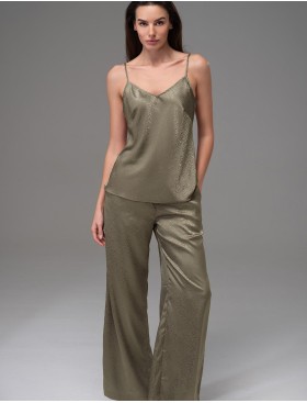 Комплект-тройка из жаккардового атласа Mia-Amore GENEVIEVA 7564 оливковый, Цвет: оливковый, Размеры: 2XL, изображение 2