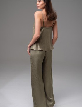 Комплект-тройка из жаккардового атласа Mia-Amore GENEVIEVA 7564 оливковый, Цвет: оливковый, Размеры: 2XL, изображение 3