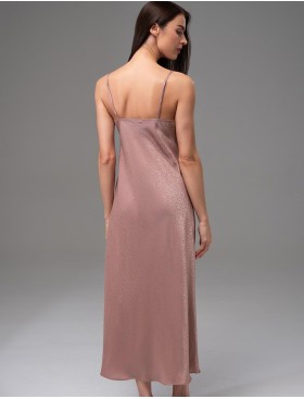 Длинная классическая сорочка Mia-Amore GENEVIEVA 7565 какао, Цвет: какао, Размеры: 3XL, изображение 3