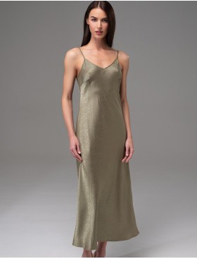 Длинная классическая сорочка Mia-Amore GENEVIEVA 7565 оливковый, Цвет: оливковый, Размеры: 4XL