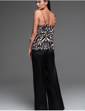 Комплект тройка из шёлка с вискозой Mia-Amore SALMA 4205, Цвет: черный, Размеры: S, изображение 3