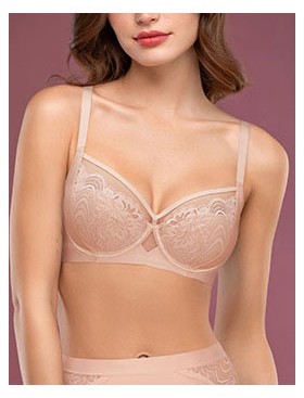 Бюстгальтер с мягкой чашкой Mioocchi GALA 8177 peonia, Цвет: peonia (телесный), Размеры: 75D