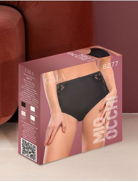 Высокие трусы слипы Mioocchi GALA 8277 cipria, Цвет: cipria (пудра), Размеры: 3XL, изображение 3