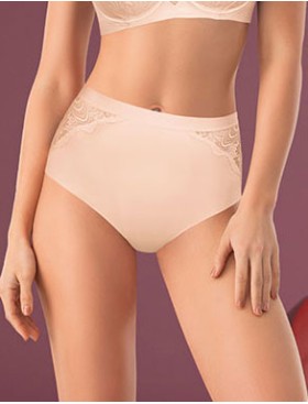 Высокие трусы слипы Mioocchi GALA 8277 cipria, Цвет: cipria (пудра), Размеры: 3XL